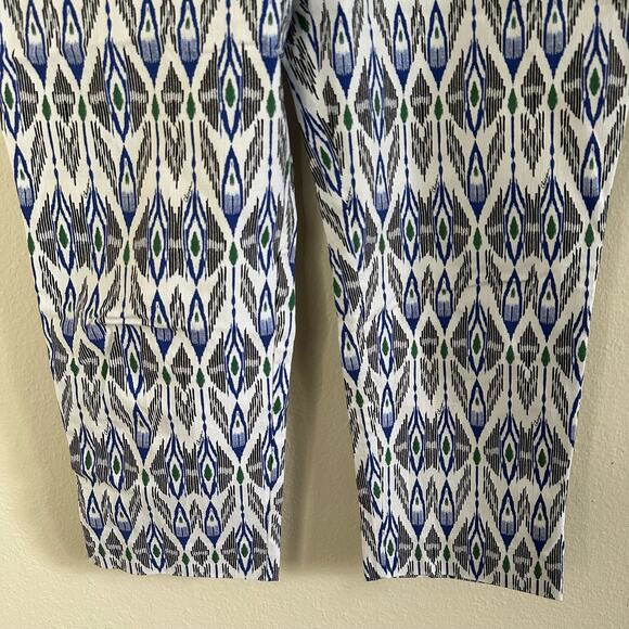 Chicos Brigitte Ikat Crops Size 12 - Picture 4 of 15